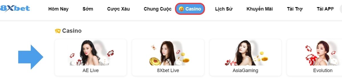 truy cập trang casino 8xbet để chơi poker trực tuyến